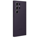 Оригинален Силиконов Калъф за Samsung S24 Ultra, Silicone Case EF-PS928TEEGWW, Тъмно Лилав (3)
