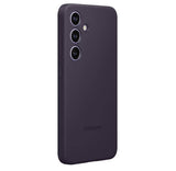 Оригинален Силиконов Калъф за Samsung S24, Silicone Case EF-PS921TEEGWW, Тъмно Лилав (3)