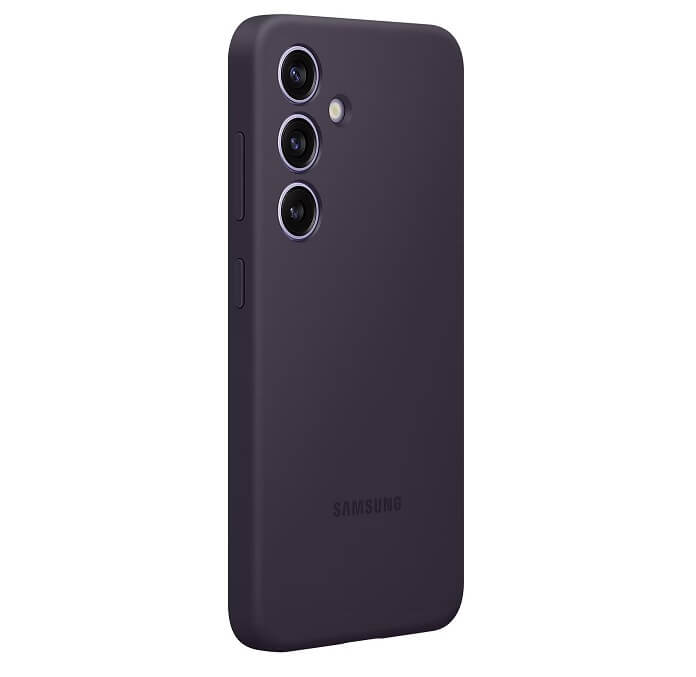 Оригинален Силиконов Калъф за Samsung S24, Silicone Case EF-PS921TEEGWW, Тъмно Лилав (3)