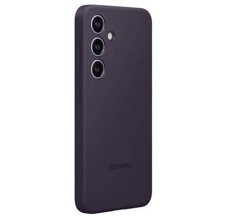 Оригинален Силиконов Калъф за Samsung S24, Silicone Case EF-PS921TEEGWW, Тъмно Лилав (3)