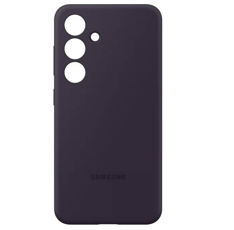 Оригинален Силиконов Калъф за Samsung S24, Silicone Case EF-PS921TEEGWW, Тъмно Лилав (4)