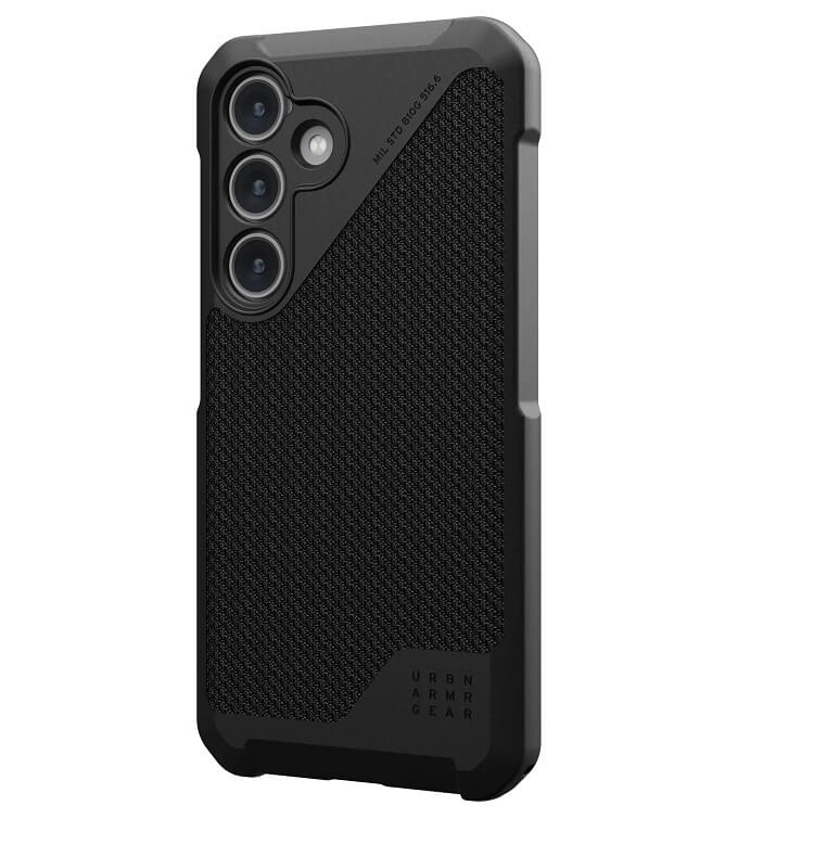 Magsafe Кевларен Калъф за Samsung S24, UAG Metropolis LT Case, Черен (2)