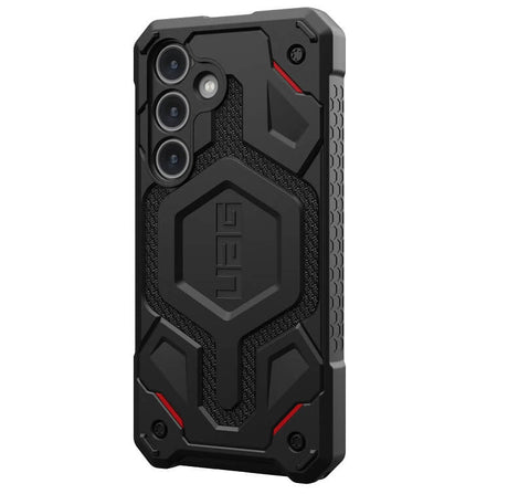 Magsafe Противоударен Калъф за Samsung S24, UAG Monarch Pro Kevlar Case, Черен (2)