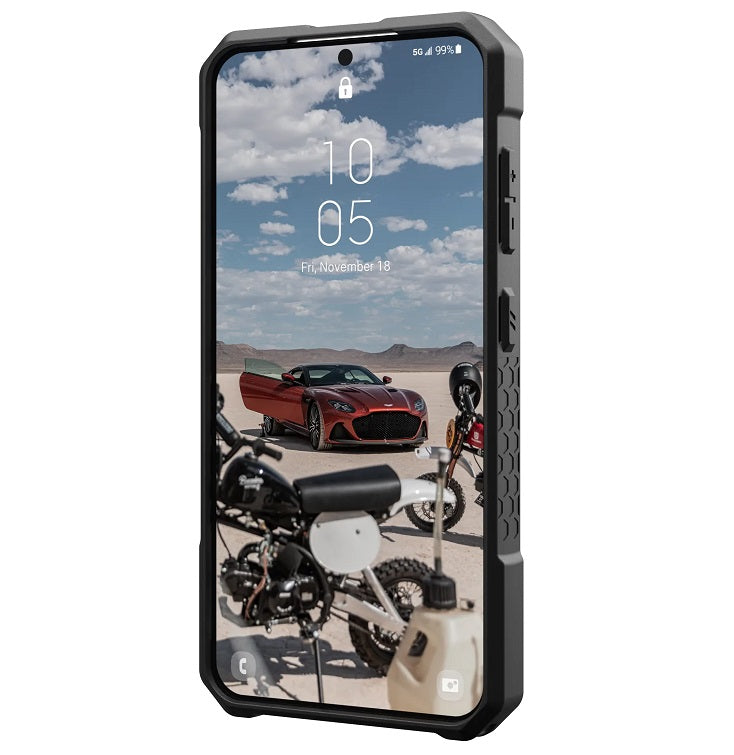 Противоударен Калъф за Samsung S24, UAG Monarch Kevlar Case, Черен (3)