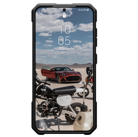 Противоударен Калъф за Samsung S24, UAG Monarch Kevlar Case, Черен (4)