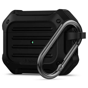 Противоударен Калъф за Apple AirPods Pro/ 2, Spigen Tough Armor Case, Черен