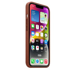Оригинален Кожен Калъф за iPhone 14, Leather Magsafe Case MPP73ZM/A, Кафяв (3)