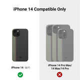 Magsafe Тънък Калъф за iPhone 14, Pitaka MagEZ 3 Case, Черен (6)