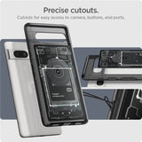 Хибриден Калъф за Google Pixel 7A, Spigen Zero One Ultra Hybrid Case, Черен (9)