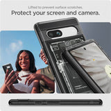 Хибриден Калъф за Google Pixel 7A, Spigen Zero One Ultra Hybrid Case, Черен (8)