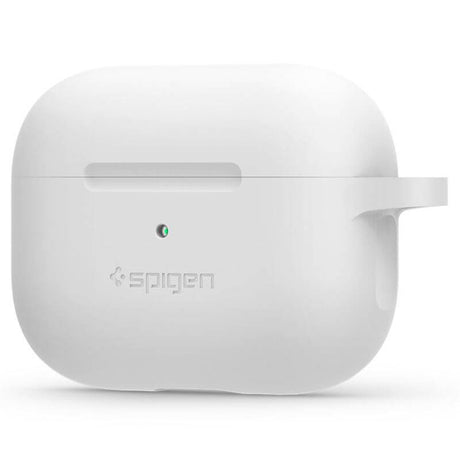 Противоударен Калъф за Apple AirPods Pro/2, Spigen Silicone Fit Case, Бял (3)
