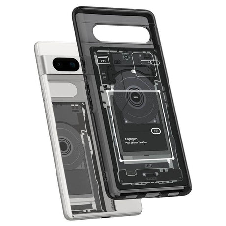 Хибриден Калъф за Google Pixel 7A, Spigen Zero One Ultra Hybrid Case, Черен (5)