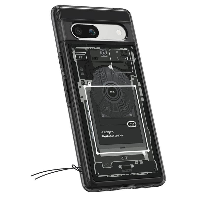 Хибриден Калъф за Google Pixel 7A, Spigen Zero One Ultra Hybrid Case, Черен (6)