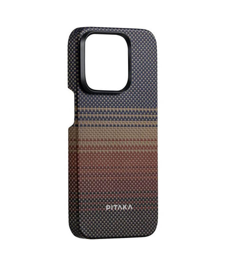 Magsafe Калъф за iPhone 15 Pro Max, Pitaka MagEZ 5 Case, Кафяв (5)