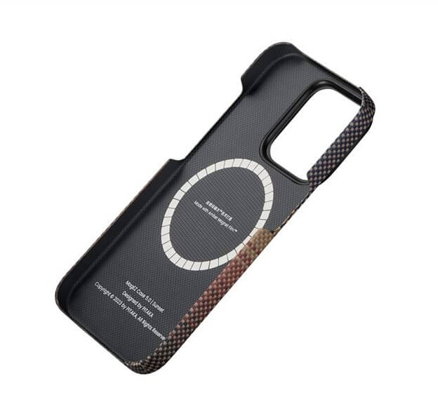 Magsafe Калъф за iPhone 15 Pro, Pitaka MagEZ 5 Case, Кафяв (9)
