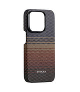 Magsafe Калъф за iPhone 15 Pro, Pitaka MagEZ 5 Case, Кафяв (6)