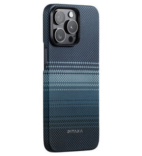 Magsafe Калъф за iPhone 15 Pro Max, Pitaka MagEZ 5 Case, Син