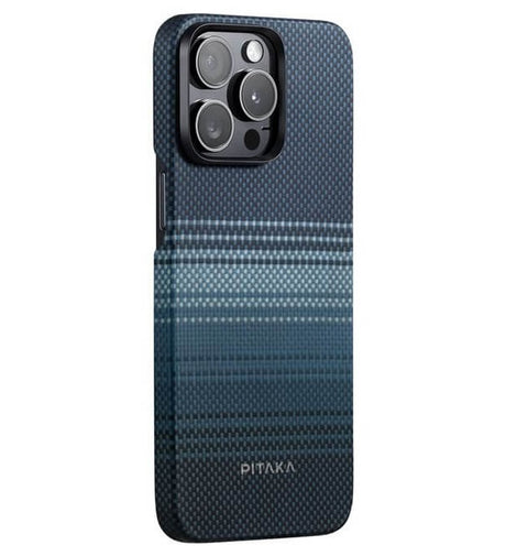 Magsafe Калъф за iPhone 15 Pro Max, Pitaka MagEZ 5 Case, Син