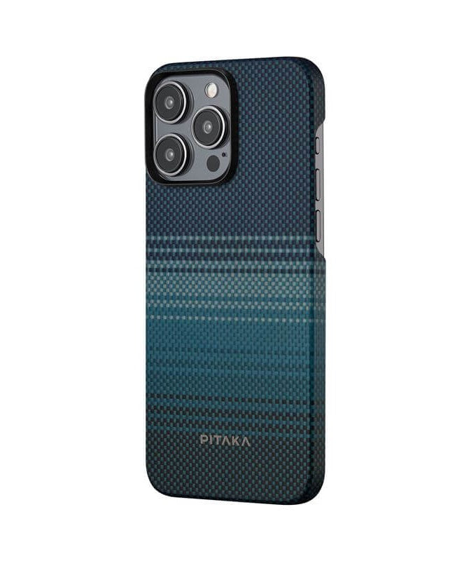 Magsafe Калъф за iPhone 15 Pro, Pitaka MagEZ 5 Case, Син (4)