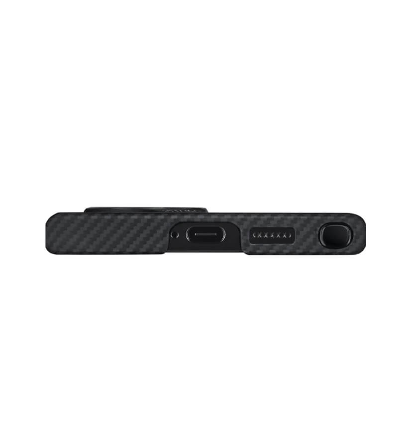 Magsafe Калъф за Samsung S24 Ultra, Pitaka MagEZ 4 Case, Черен (4)