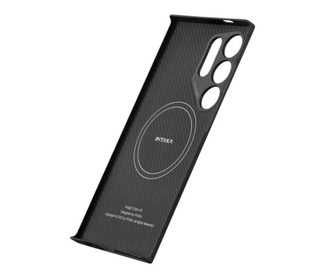 Magsafe Калъф за Samsung S24 Ultra, Pitaka MagEZ 4 Case, Черен (5)