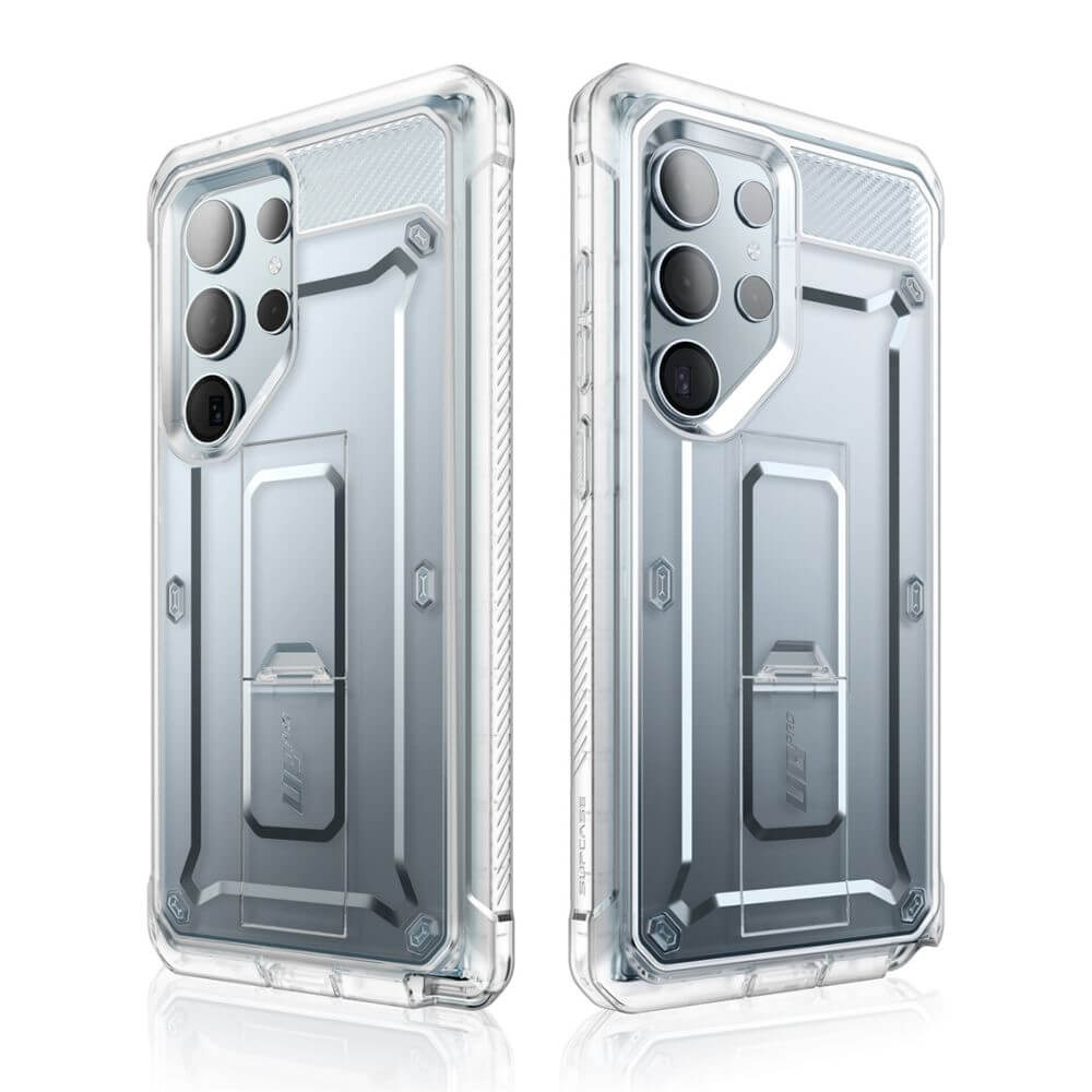 Противоударен Калъф 3в1 за Samsung S24 Ultra, Supcase Unicorn Beetle Pro Set, Прозрачен (2)
