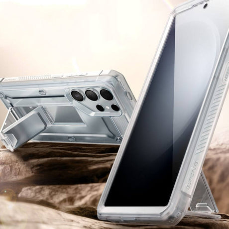 Противоударен Калъф 3в1 за Samsung S24 Ultra, Supcase Unicorn Beetle Pro Set, Прозрачен (4)
