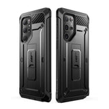 Противоударен Калъф 3в1 за Samsung S24 Ultra, Supcase Unicorn Beetle Pro Set, Черен (3)
