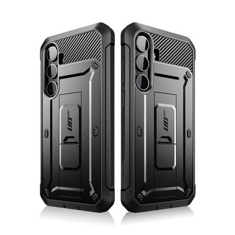 Противоударен Калъф 3в1 за Samsung S24 Plus, Supcase Unicorn Beetle Pro Set, Черен (2)
