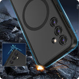 Magsafe Калъф за Samsung S24, Tech-Protect MagMat Case, Черен (4)