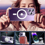 Magsafe Калъф за Samsung A55, Tech-Protect Hybrid FlexAir Clear Case, Прозрачен (2)
