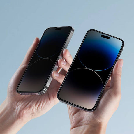 Затъмняващ Протектор за Samsung A55, Hofi Privacy Anty-Spy Glass, Черен (4)