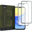 Стъклен Протектор за Samsung A35, Hofi Glass, Черен (2бр.), Прозрачен