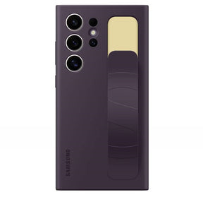 Оригинален Калъф с Държач за Samsung S24 Ultra, Standing Grip Case EF-GS928CEEGWW, Тъмно Лилав
