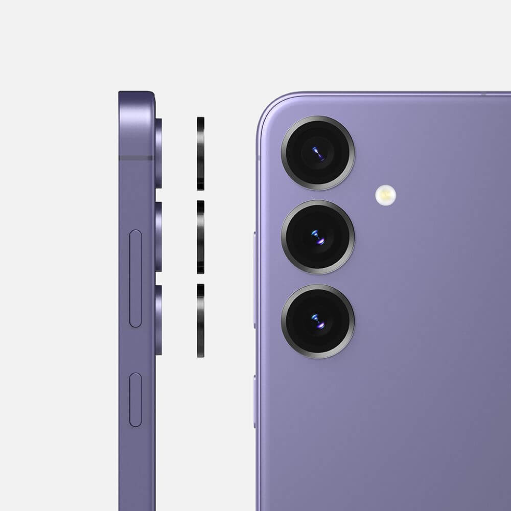 Протектор за Камерата на Samsung S24 Plus, Ringke Cam Lens Frame Glass 2бр., Черен (2)