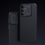 Калъф с Плъзгач за Камера за Samsung A15, Nillkin CamShield Case, Черен (6)