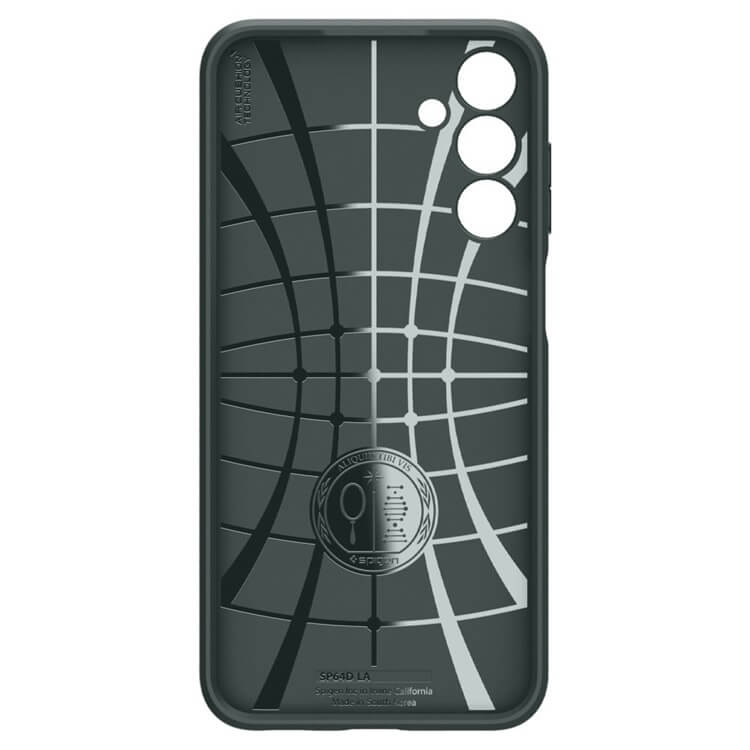 Противоударен Силиконов Калъф за Samsung A15, Spigen Liquid Air Case, Зелен (3)