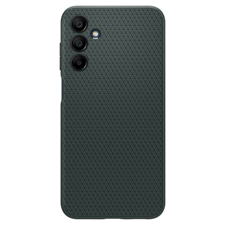 Противоударен Силиконов Калъф за Samsung A15, Spigen Liquid Air Case, Зелен (2)