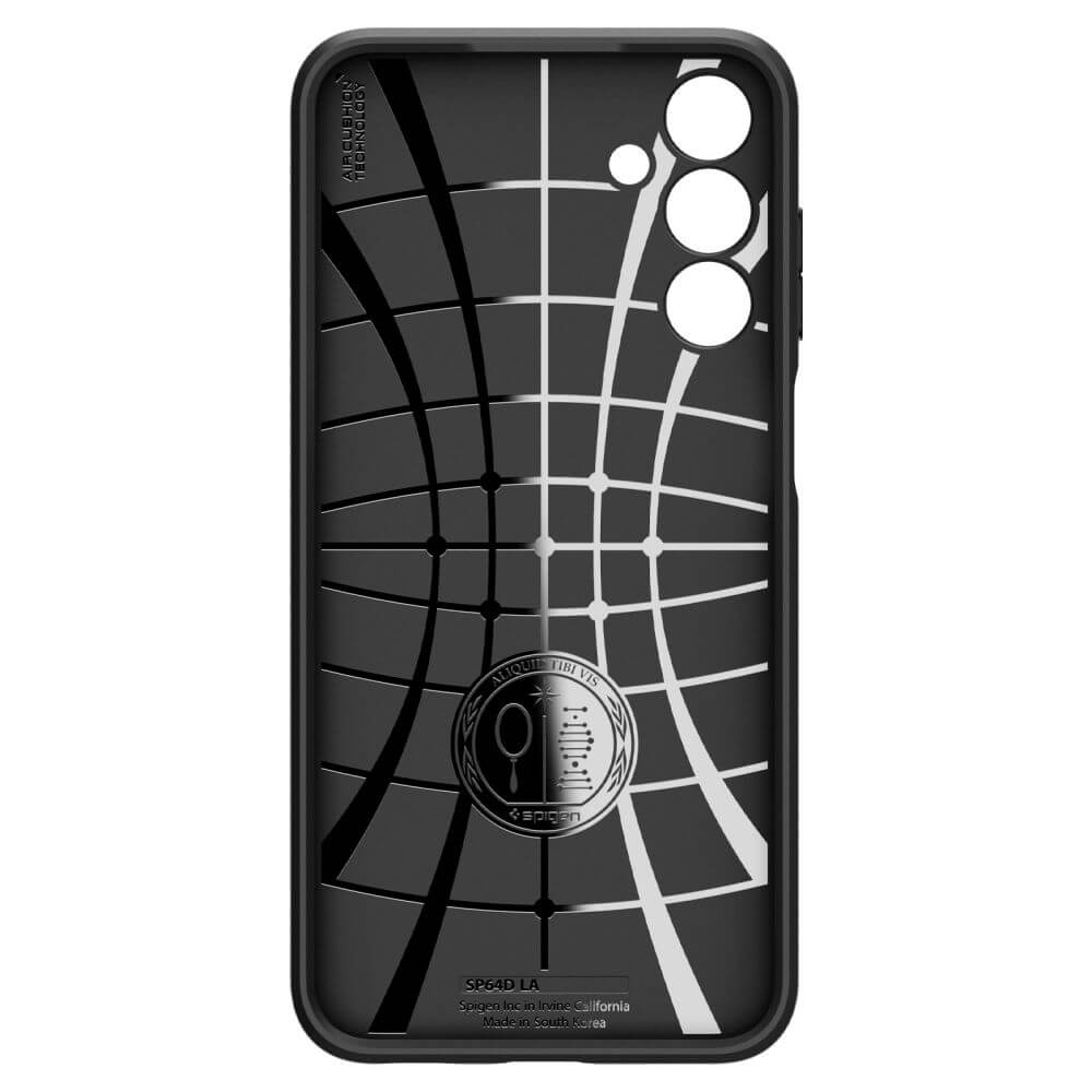 Противоударен Силиконов Калъф за Samsung A15, Spigen Liquid Air Case, Черен (3)