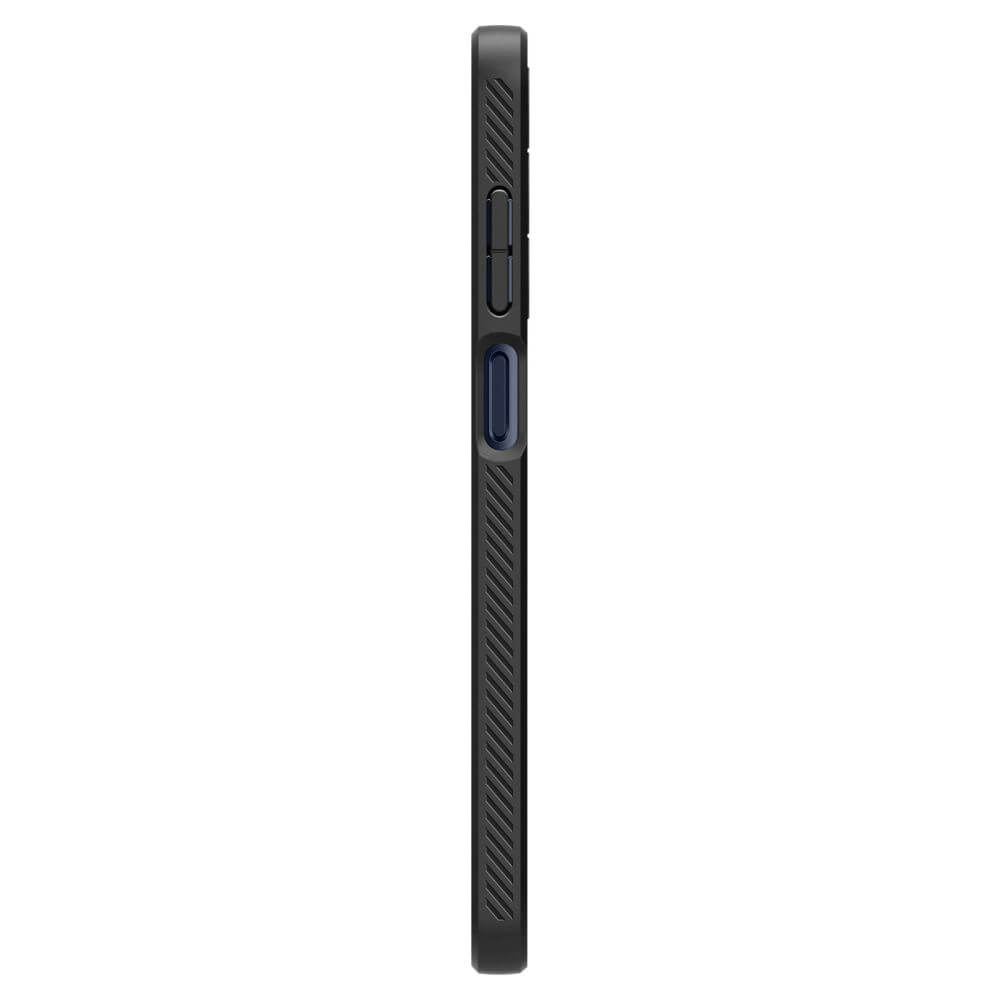 Противоударен Силиконов Калъф за Samsung A15, Spigen Liquid Air Case, Черен (5)