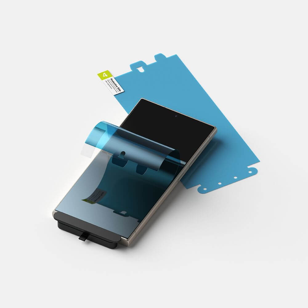 Гъвкав Протектор за Samsung S24 Ultra, Ringke Film Glass, Прозрачен (4)