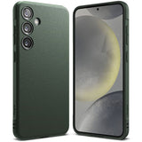 Противоударен Силиконов Калъф за Samsung S24, Ringke Onyx Case, Зелен (2)