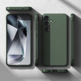 Противоударен Силиконов Калъф за Samsung S24, Ringke Onyx Case, Зелен (9)