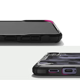 Противоударен Хибриден Калъф за Samsung S24, Ringke Fusion X Camouflage Case, Черен (4)