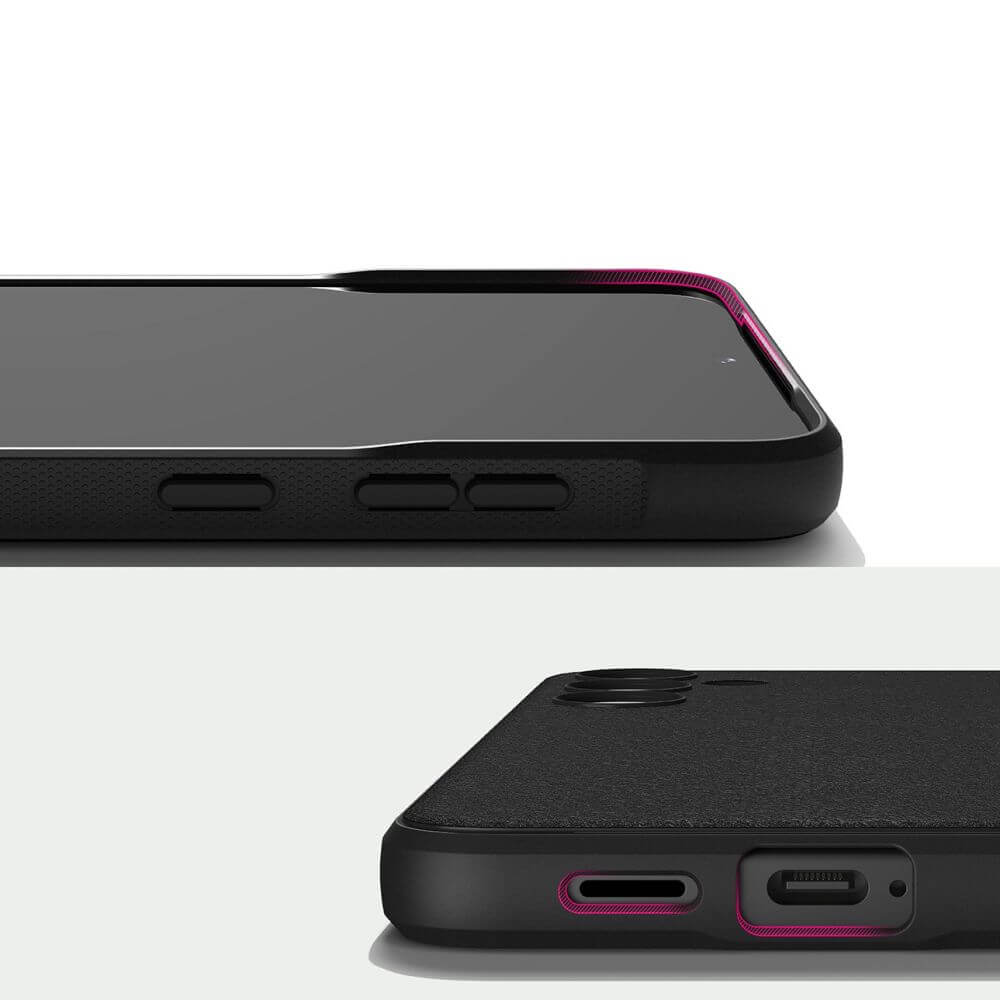 Противоударен Силиконов Калъф за Samsung S24, Ringke Onyx Case, Черен (4)