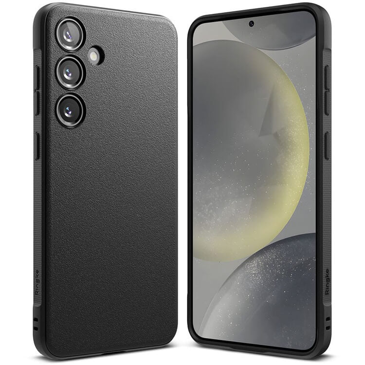 Противоударен Силиконов Калъф за Samsung S24, Ringke Onyx Case, Черен (2)