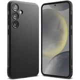 Противоударен Силиконов Калъф за Samsung S24, Ringke Onyx Case, Черен (2)