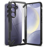 Противоударен Хибриден Калъф за Samsung S24, Ringke Fusion X Case, Черен