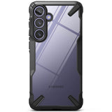 Противоударен Хибриден Калъф за Samsung S24, Ringke Fusion X Case, Черен (3)
