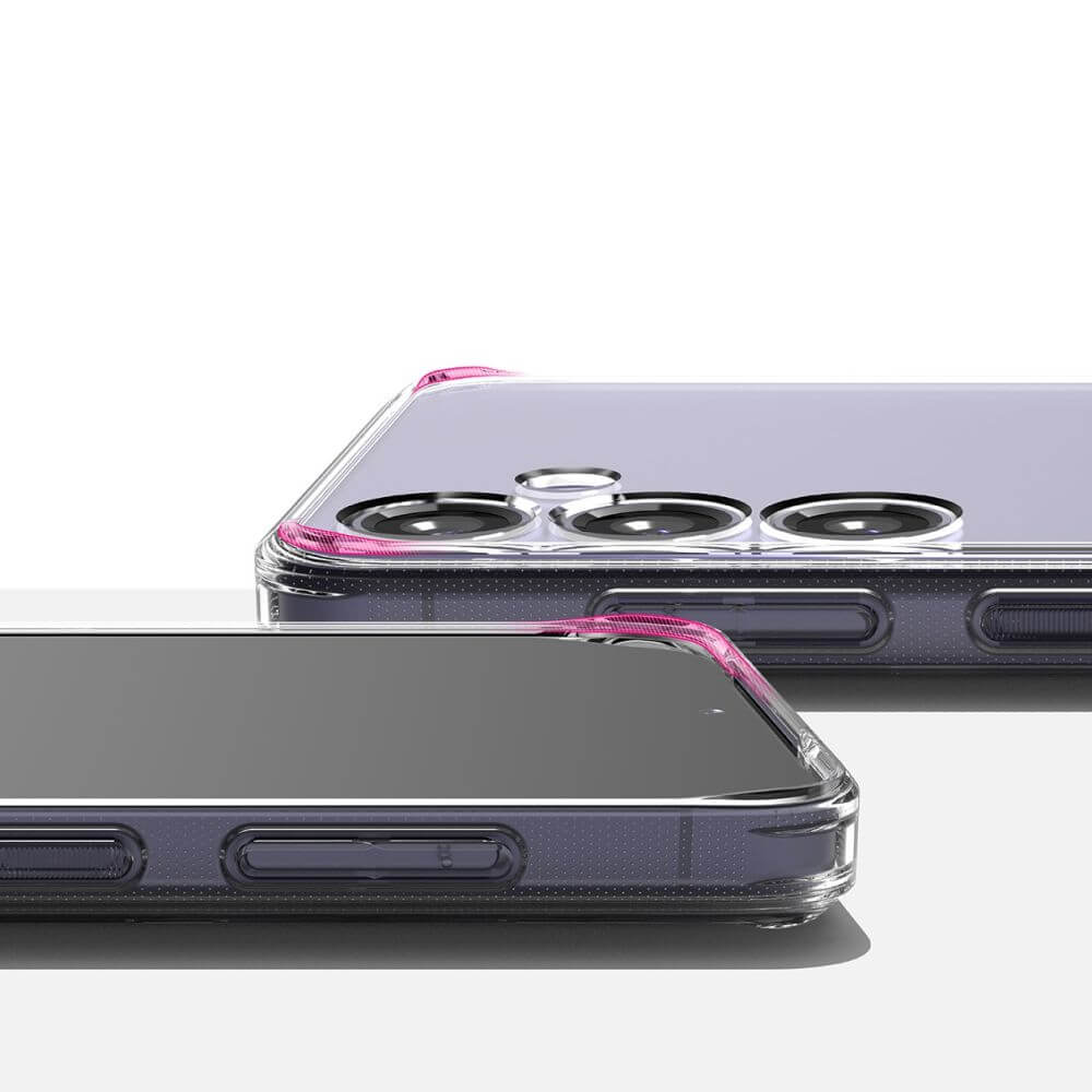 Противоударен Хибриден Калъф за Samsung S24, Ringke Fusion Case, Прозрачен (3)